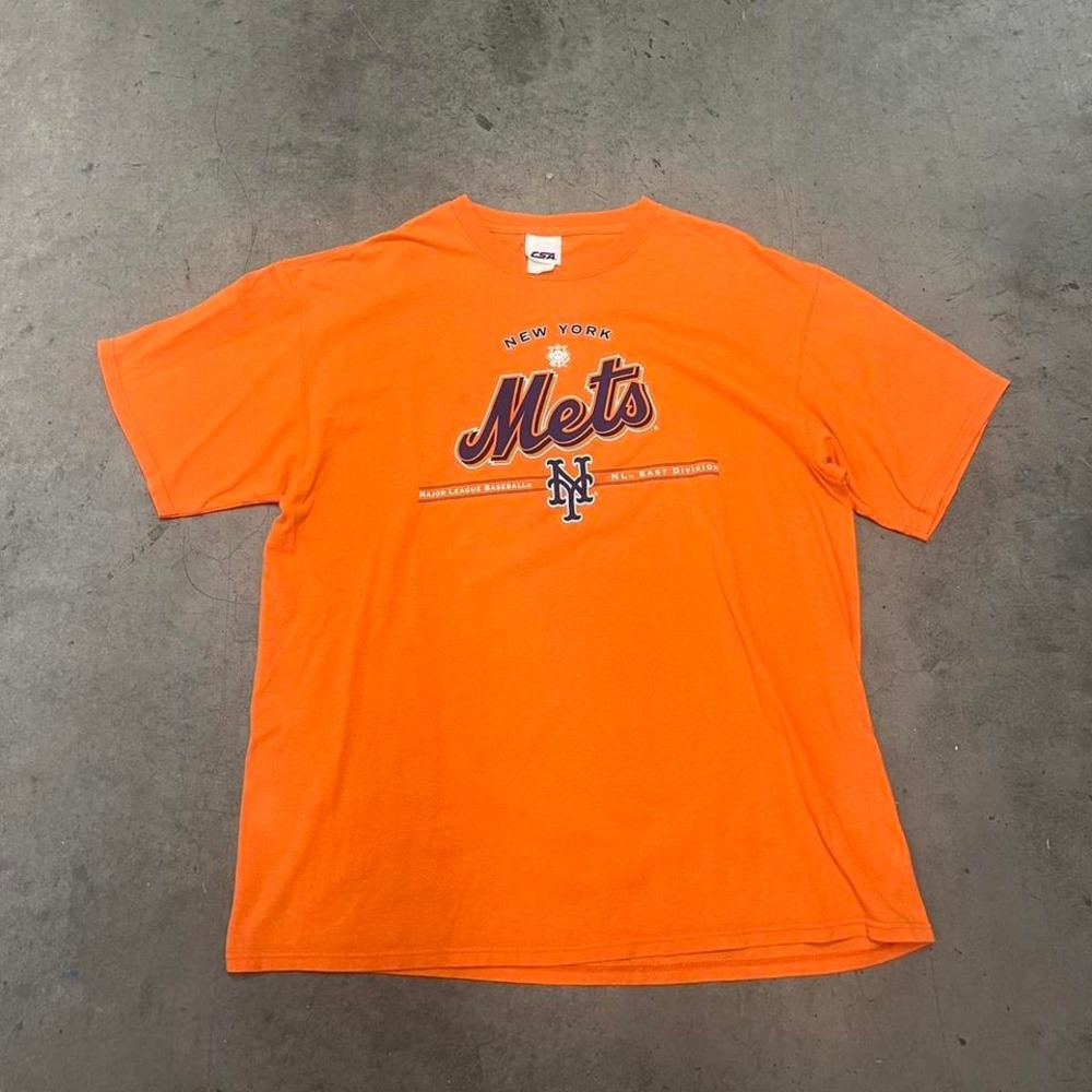 Vintage Y2K CSA New York Mets‎ tee shirt